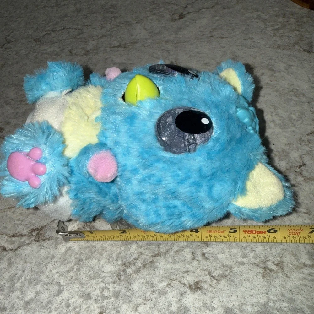 Hatchimals Hatchibabies Blue Pink Baby Owl Bird Interactive Plush Toy Works 6 In
